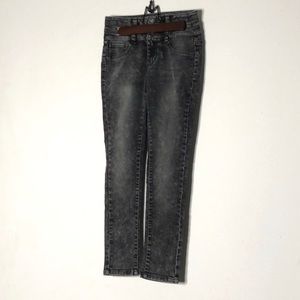 Black Acid Wash Jeans